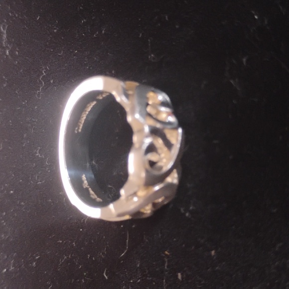 Tiffany & Co Paloma Picasso Triple Hearts Sterling Silver .925 Ring Sz 4.75/5 - Picture 2 of 7